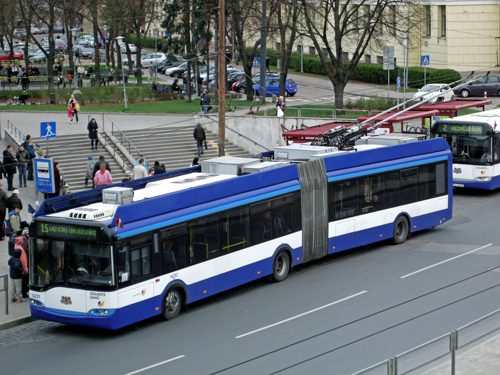 Рига, Solaris Trollino II 18 Ganz № 16251