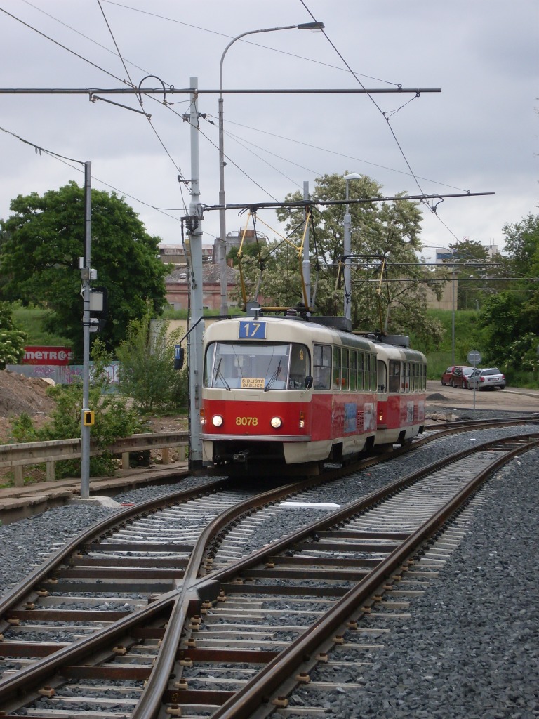Прага, Tatra T3M № 8078