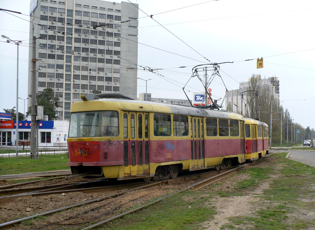 Киев, Tatra T3SU № 5481