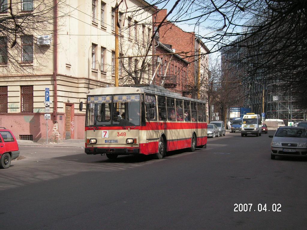 Каунас, Škoda 14Tr13/6 № 348