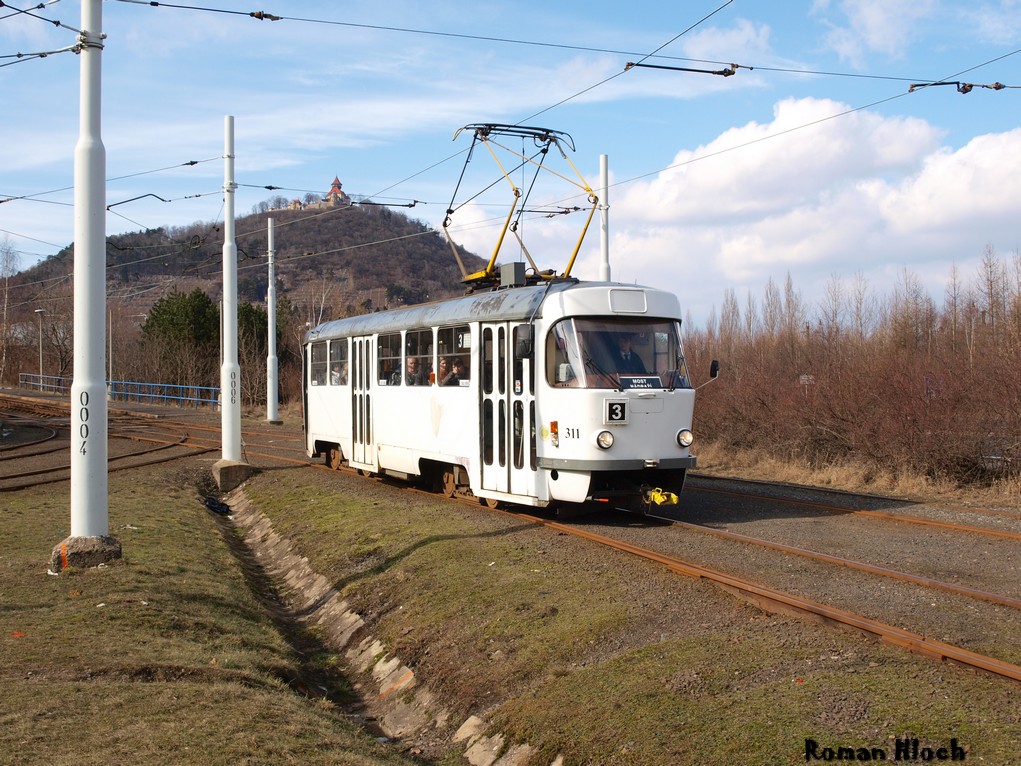 Мост и Литвинов, Tatra T3M.3 № 311