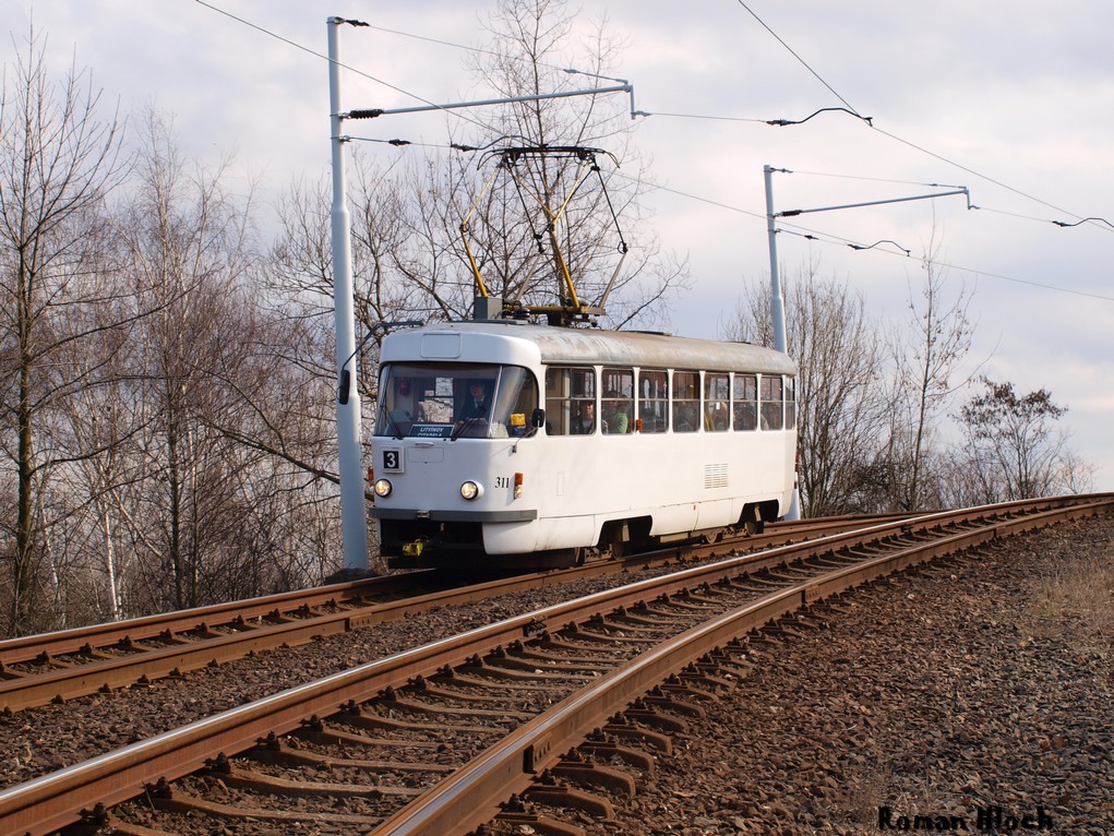 Мост ― Литвинов, Tatra T3M.3 № 311