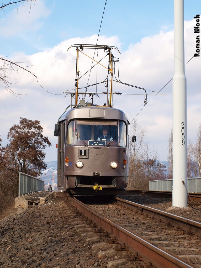 Мост ― Литвинов, Tatra T3M.3 № 307
