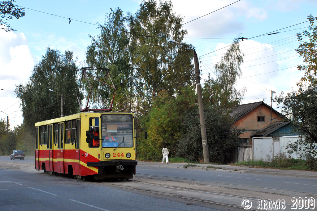 Tver, 71-608K № 244; Tver — Streetcar lines: Zavolzhsky district