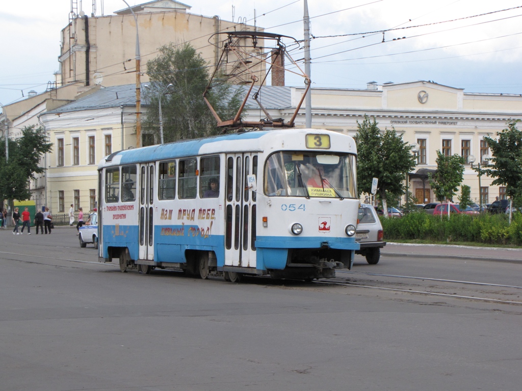Орёл, Tatra T3SU № 054
