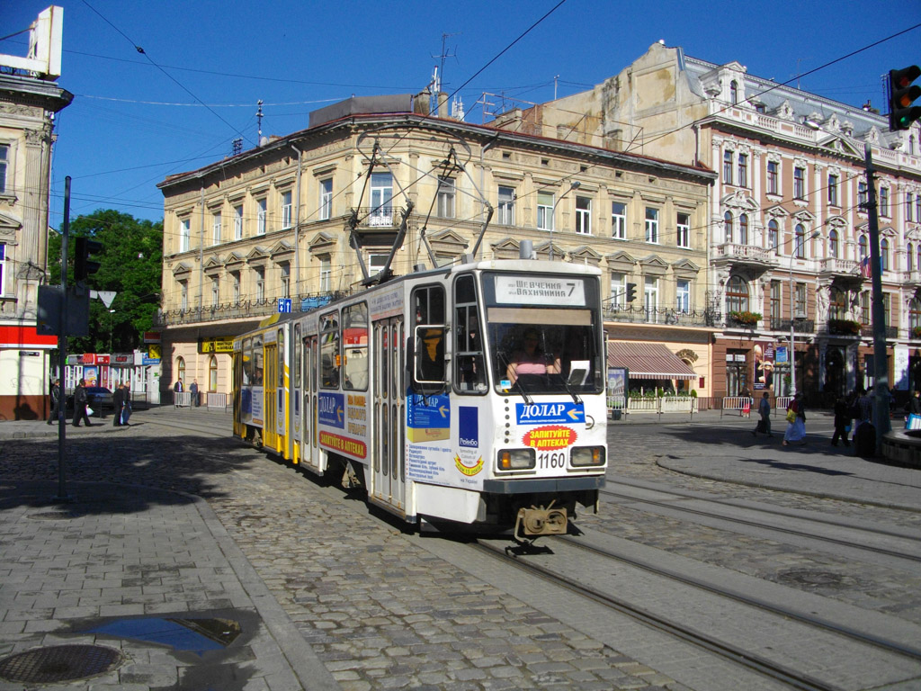 Lviv, Tatra KT4D # 1160 Lviv, Tatra KT4D # 1160