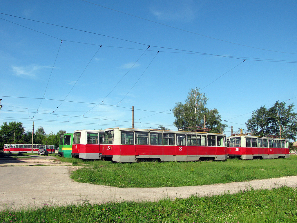 Рязань, 71-605А № 27; Рязань, 71-605А № 28; Рязань — Депо, конечные станции и кольца