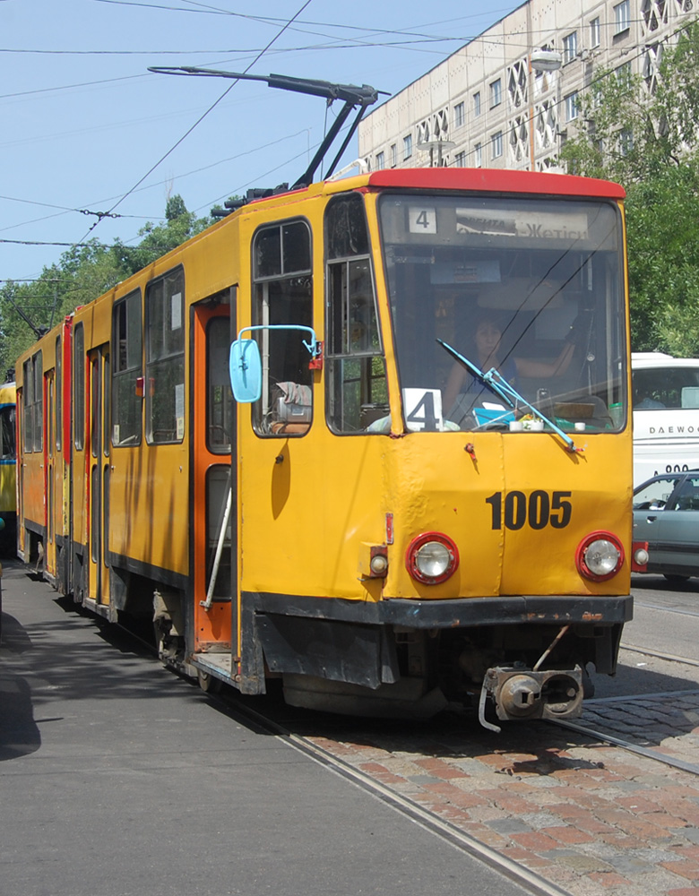 Алматы, Tatra KT4D № 1005