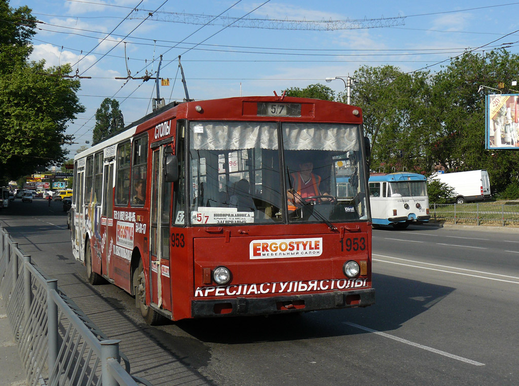 Крымский троллейбус, Škoda 14Tr06 № 1953