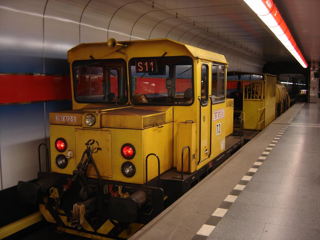 Prague, Diesel locomotive № T2 (797 812-5); Prague — Metro: Line C; Prague — Metro: Rolling stock / Vehicles