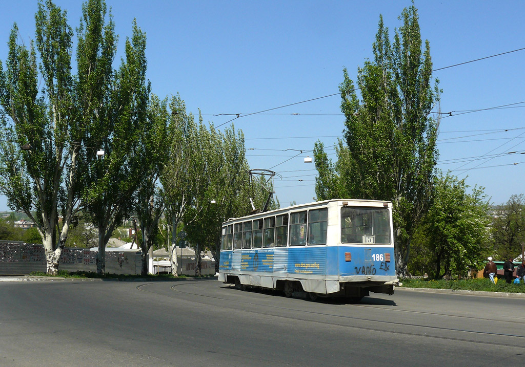 Луганск, 71-605 (КТМ-5М3) № 186