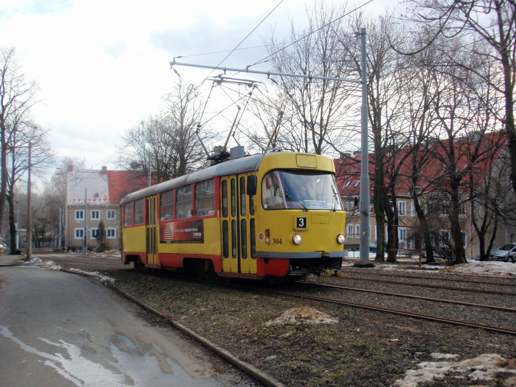 Мост ― Литвинов, Tatra T3M.3 № 304
