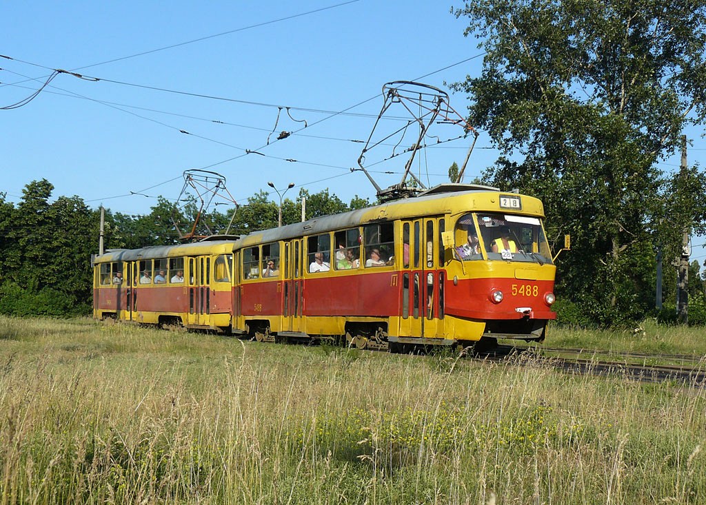 Киев, Tatra T3SU № 5488