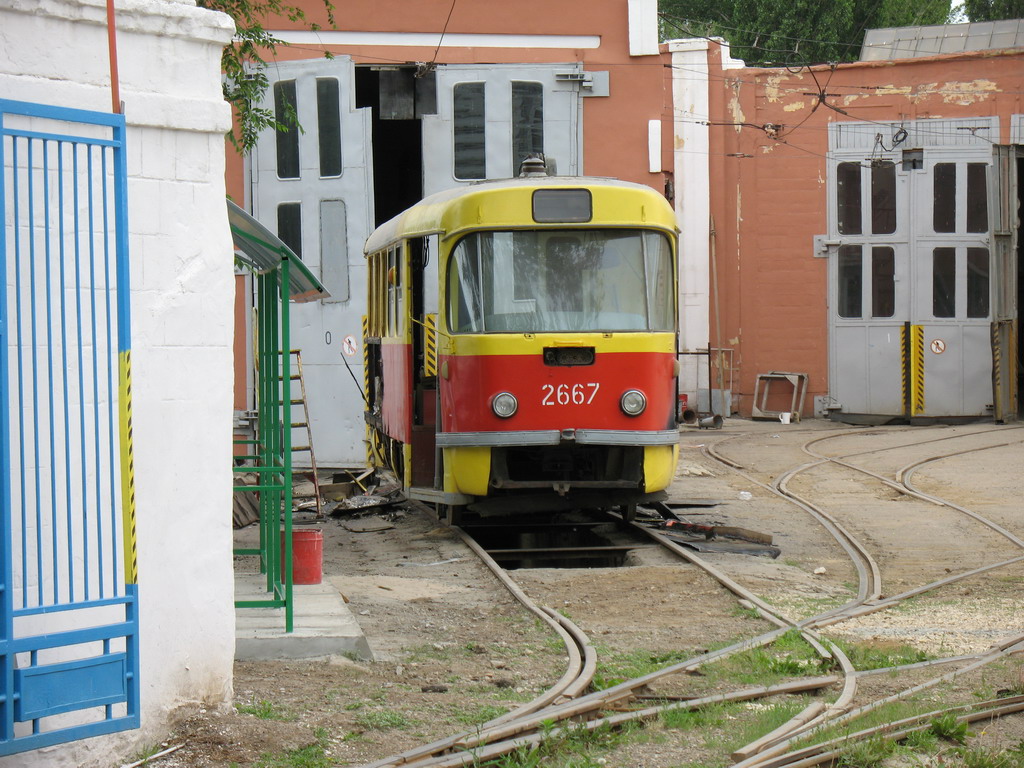 Волгоград, Tatra T3SU (двухдверная) № 2667