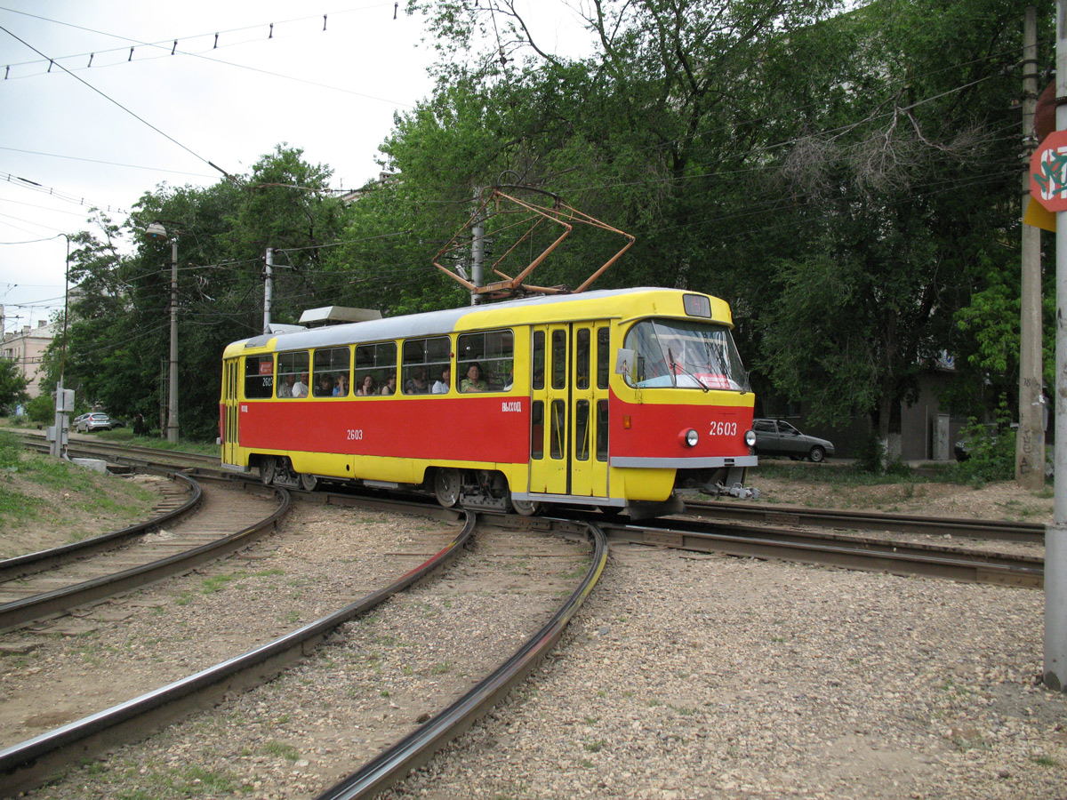 Волгоград, Tatra T3SU (двухдверная) № 2603