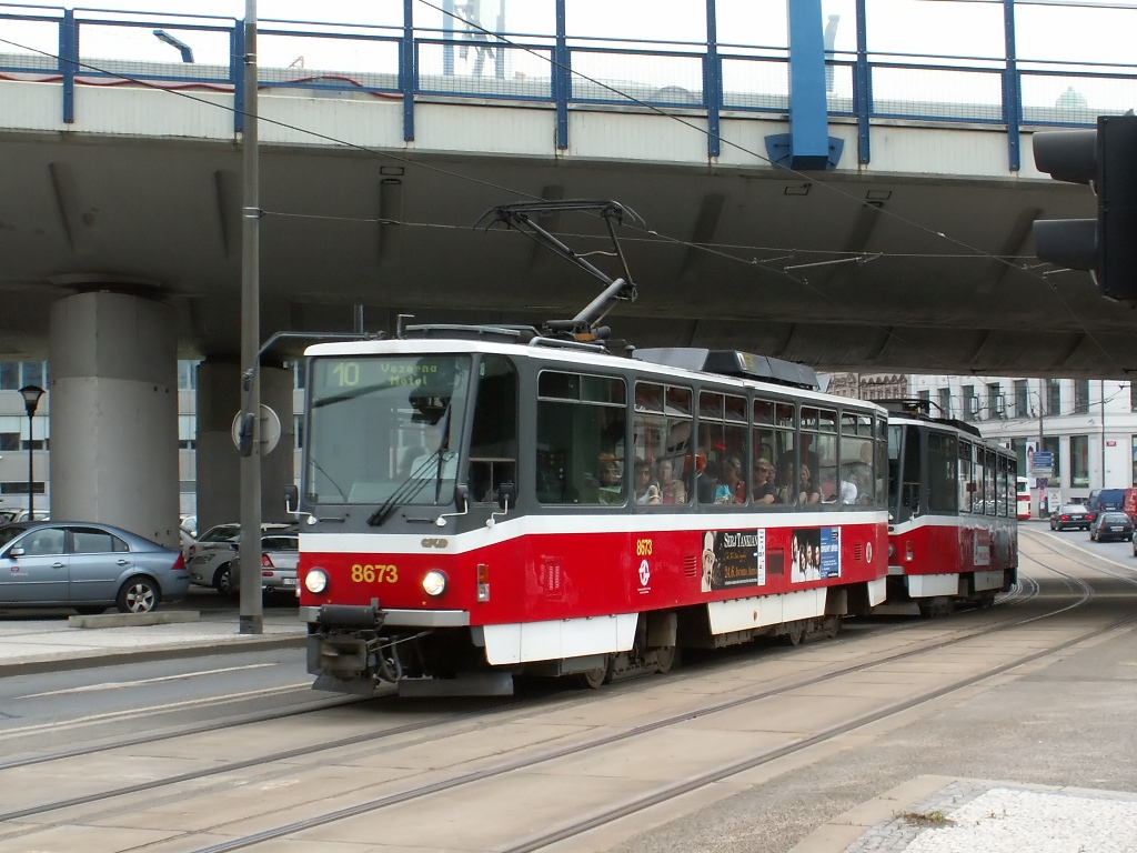 Прага, Tatra T6A5 № 8673
