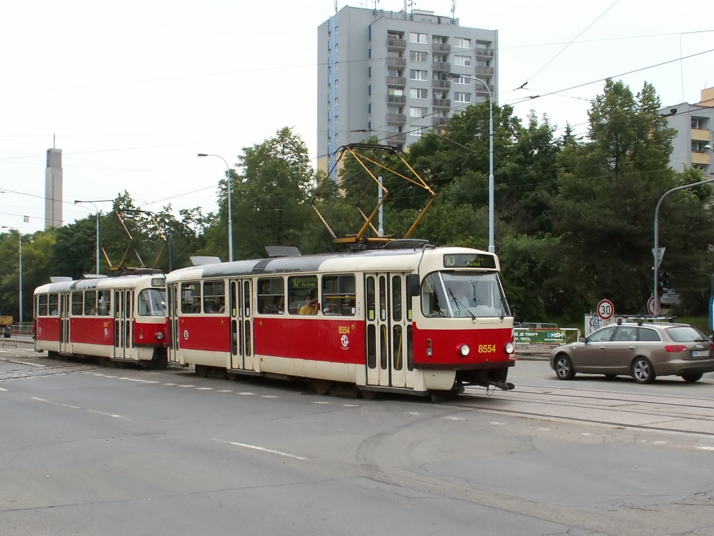Прага, Tatra T3R.P № 8554; Прага, Tatra T3R.P № 8555