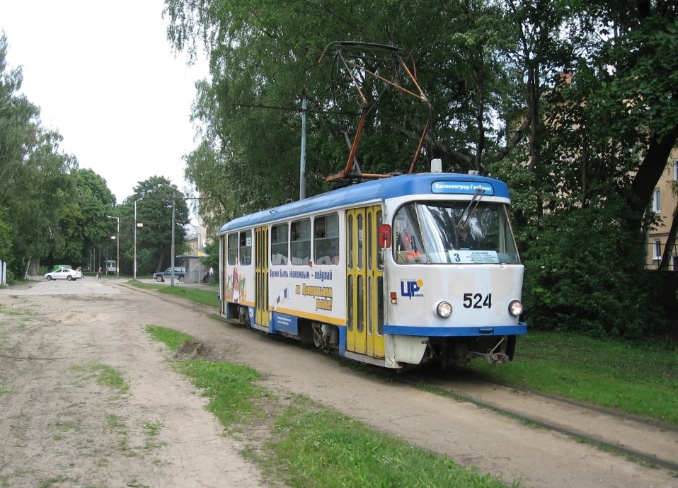 Kaliningrad, Tatra T4D # 524