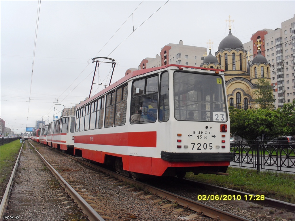 Санкт-Петербург, 71-134К (ЛМ-99К) № 7205