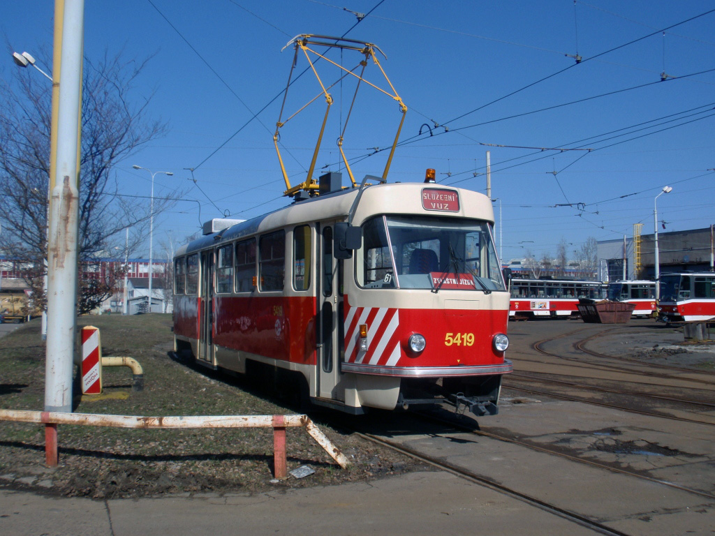 Прага, Tatra T3M № 5419