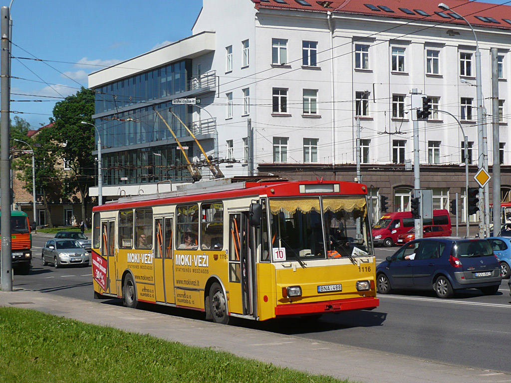 Вильнюс, Škoda 14Tr11/6 № 1116