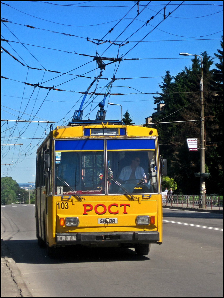 Тернополь, Škoda 14Tr02/6 № 103 Тернополь, Škoda 14Tr02/6 № 103