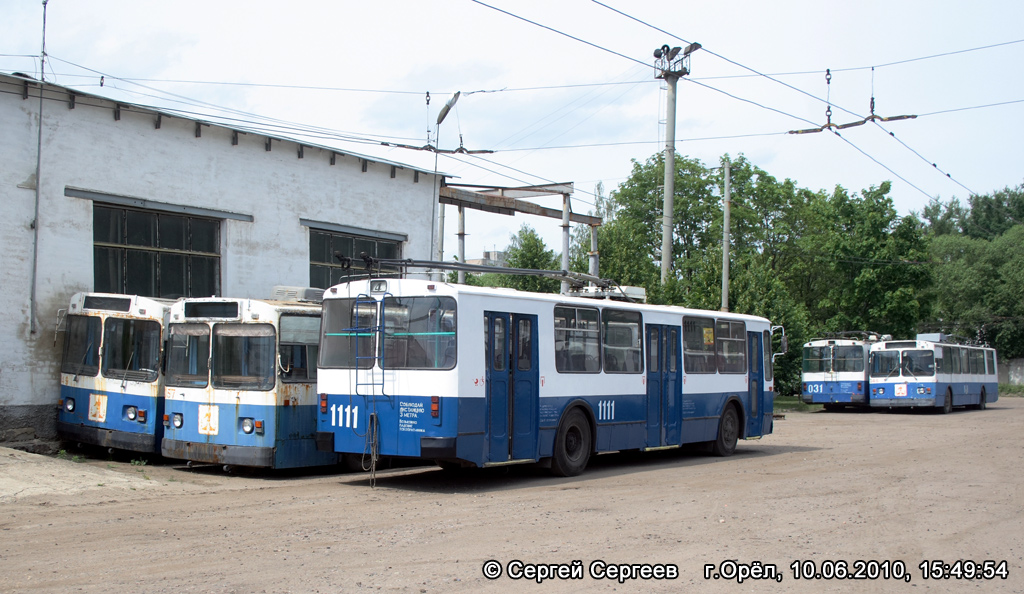 Орёл, ЗиУ-682Г-016  [Г0М] № 1111; Орёл — Троллейбусное депо