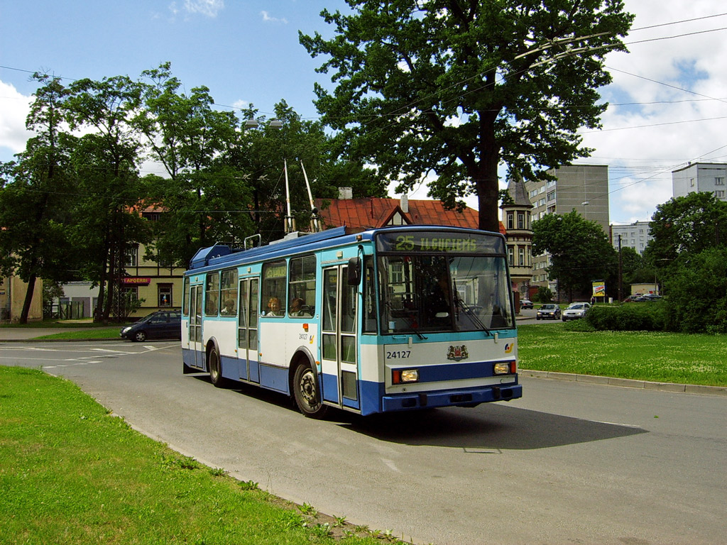 Рига, Škoda 14Tr18/6M № 24127