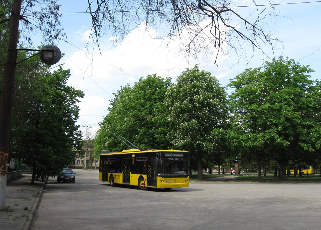 Кривой Рог, ЛАЗ E183D1 № 651