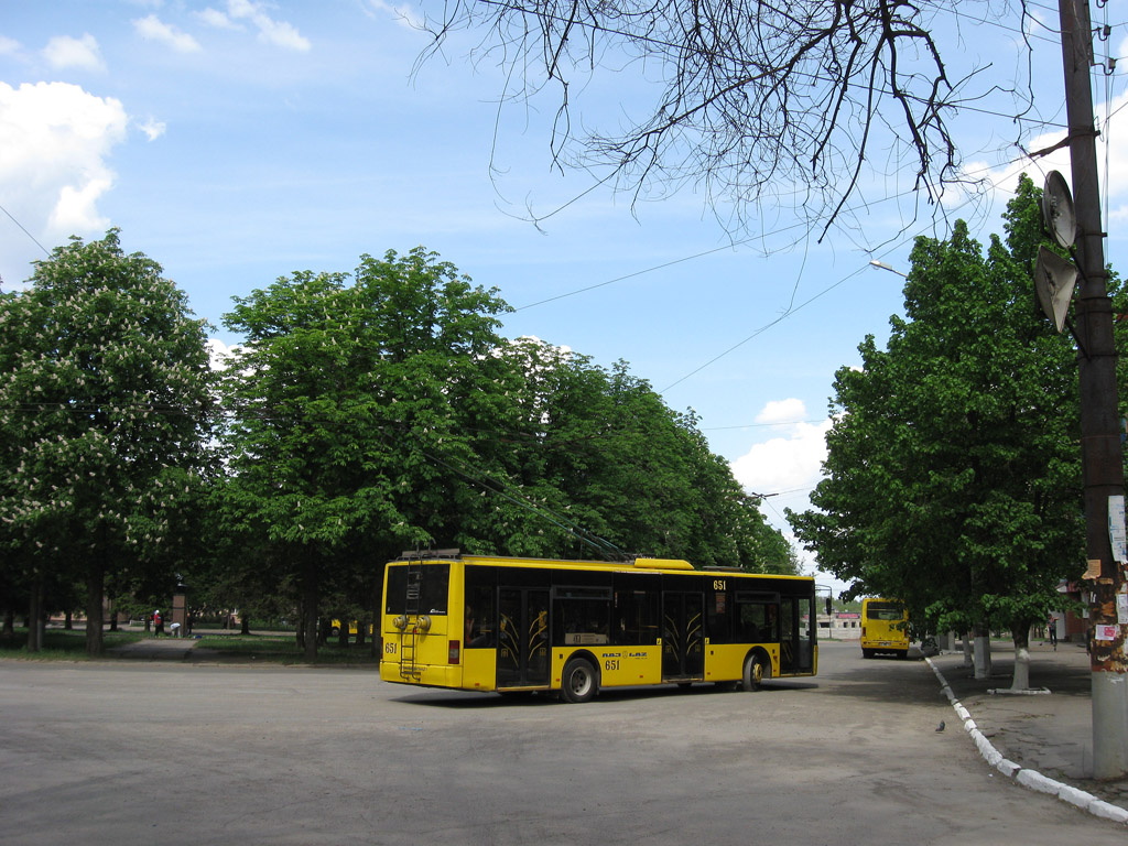 Кривой Рог, ЛАЗ E183D1 № 651