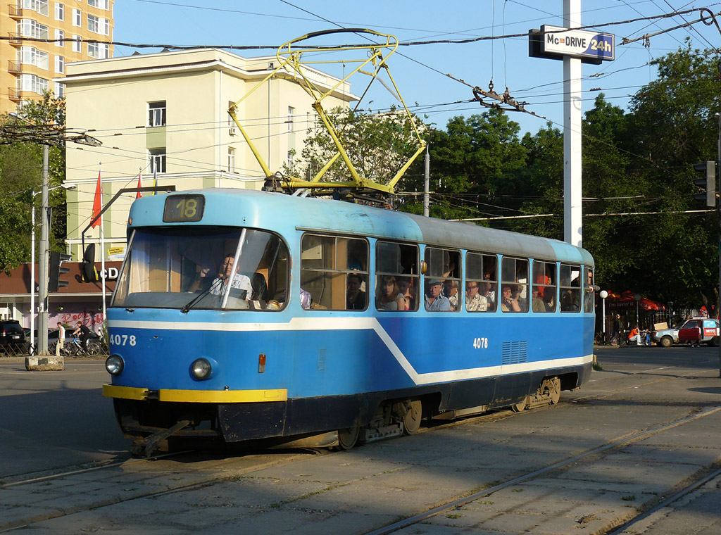 Одеса, Tatra T3R.P № 4078
