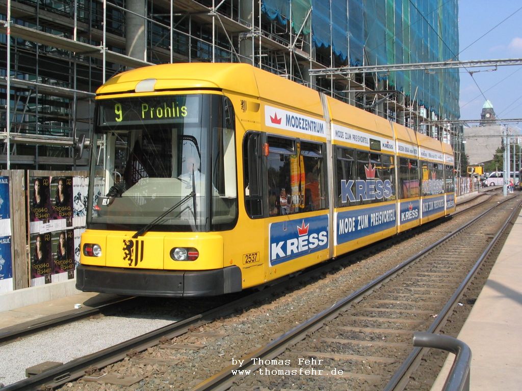 Дрезден, SachsenTram NGT 6 DD № 2537