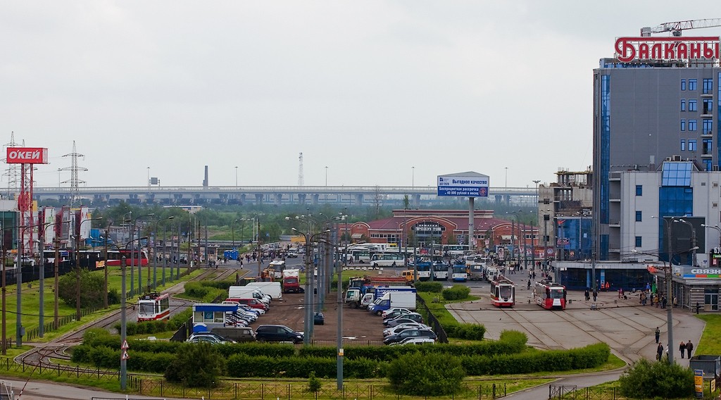 Санкт-Петербург — Конечные станции и разворотные кольца