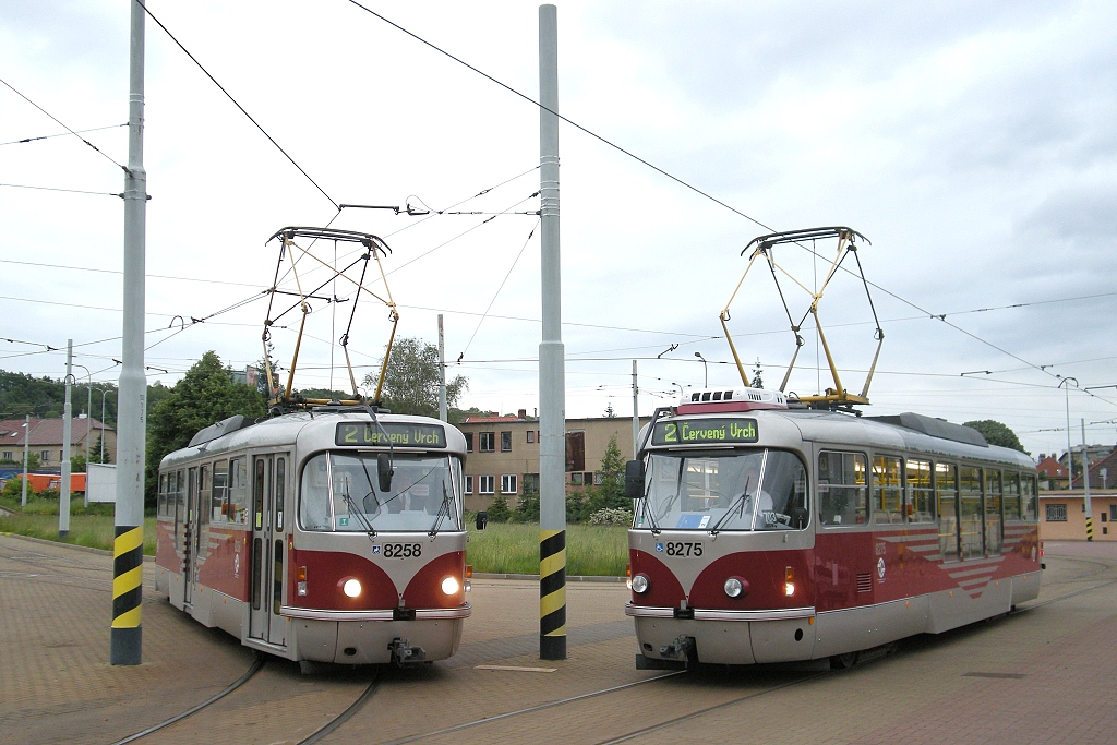 Прага, Tatra T3R.PLF № 8258; Прага, Tatra T3R.PLF № 8275
