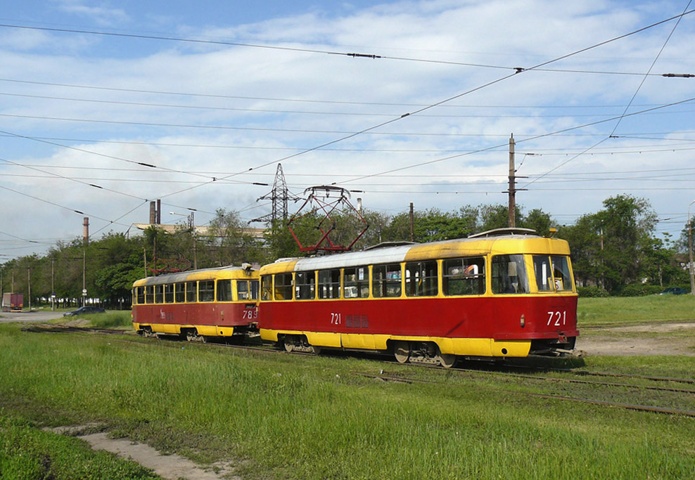 Запорожье, Tatra T3SU № 721
