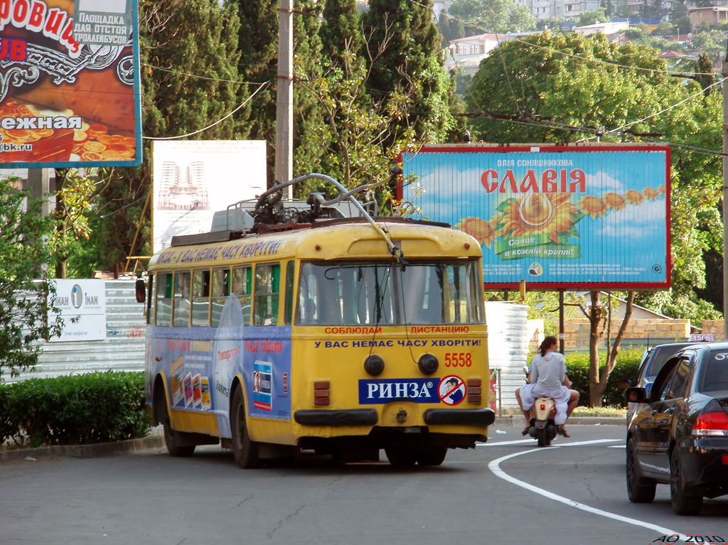 Крымский троллейбус, Škoda 9Tr21 № 5558