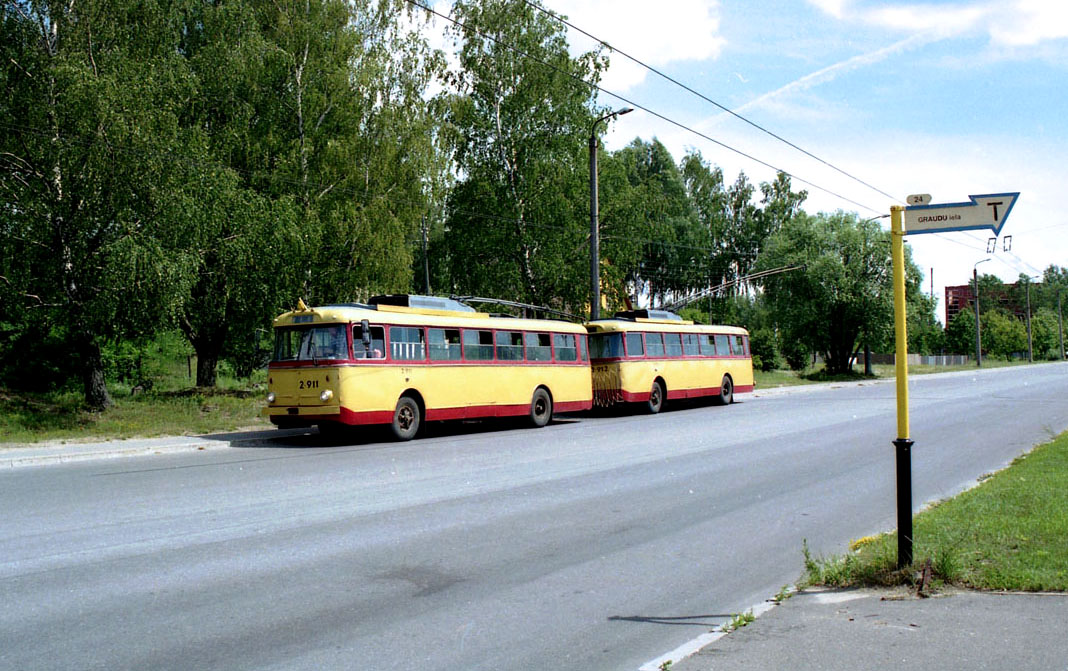 Рига, Škoda 9TrH29 № 2-911