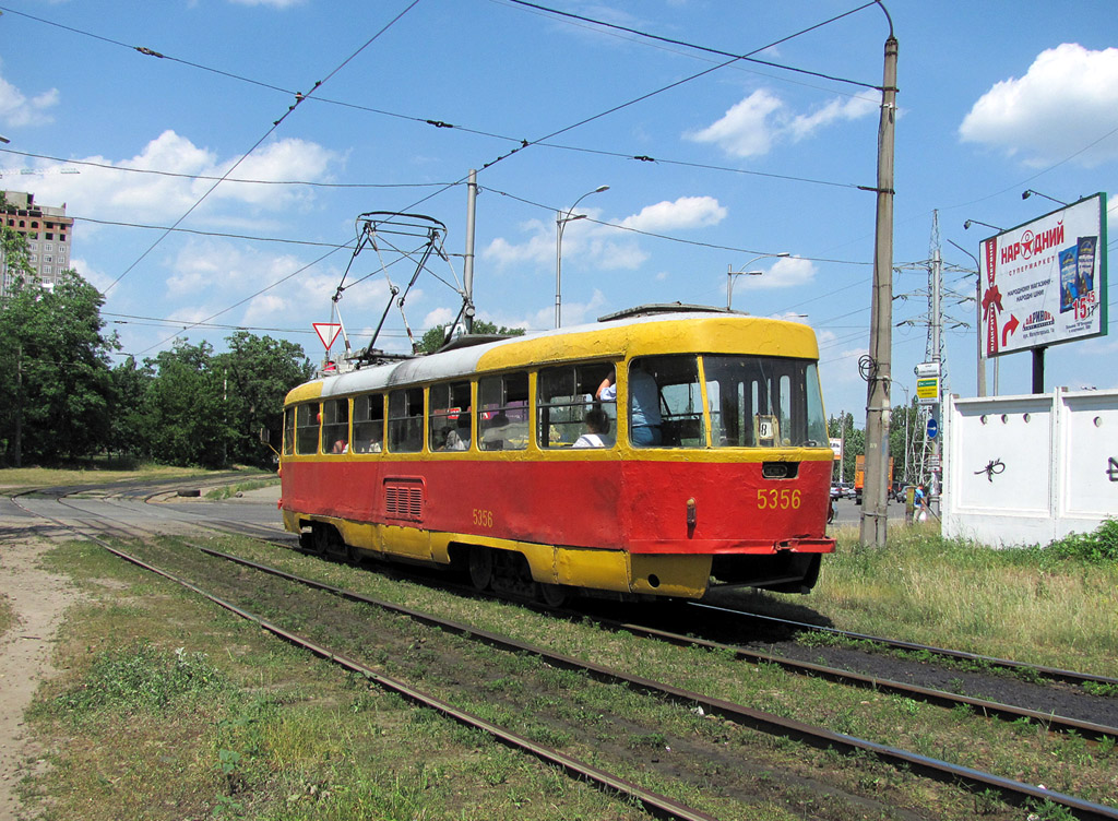 Киев, Tatra T3SU (двухдверная) № 5356