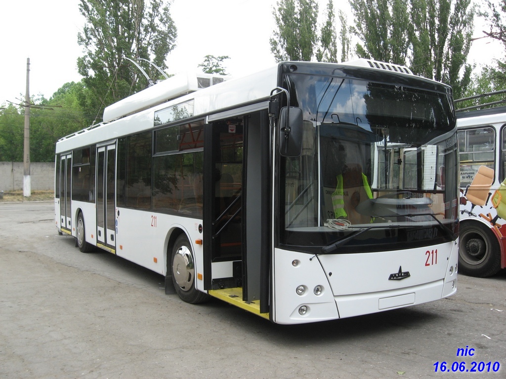 Крымский троллейбус, МАЗ-ЭТОН Т203 № 211