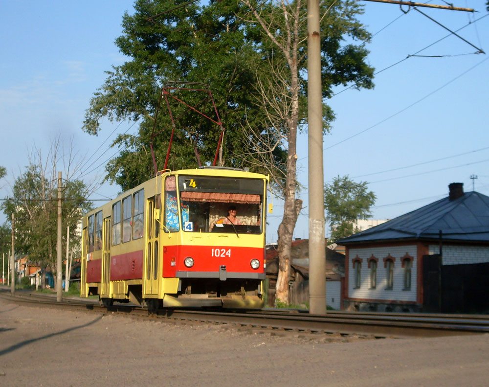 Барнаул, Tatra T6B5SU № 1024