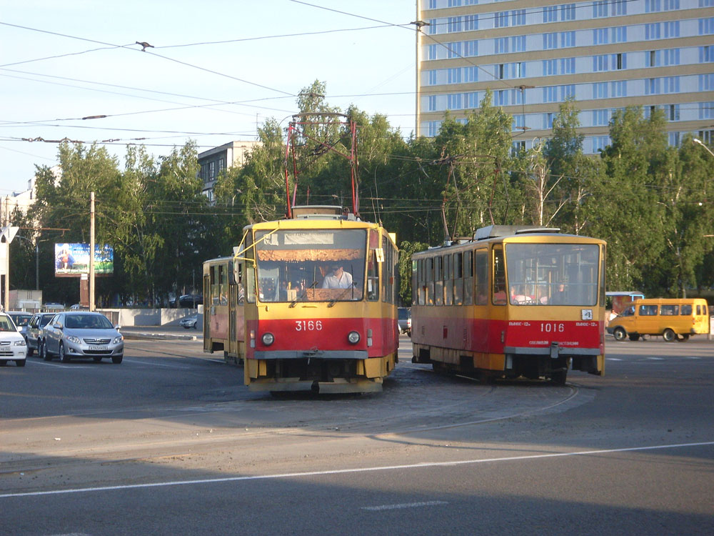 Barnaul, Tatra T6B5SU № 3166; Barnaul, Tatra T6B5SU № 1016