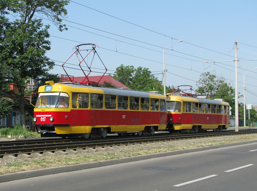 Краснодар, Tatra T3SU № 017