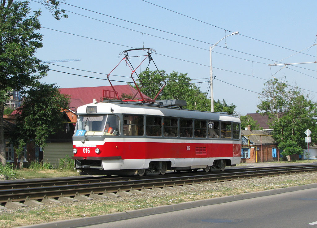 Краснодар, Tatra T3SU КВР ТРЗ № 016