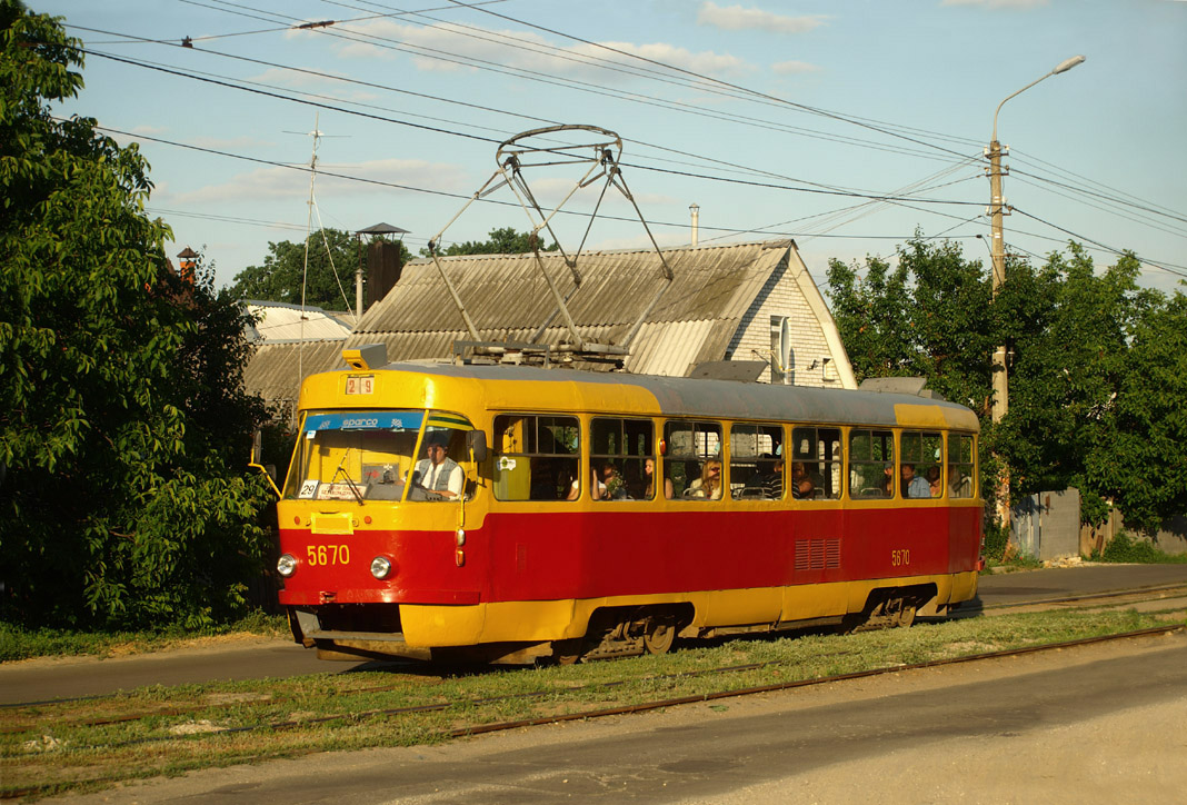Киев, Tatra T3SU № 5670