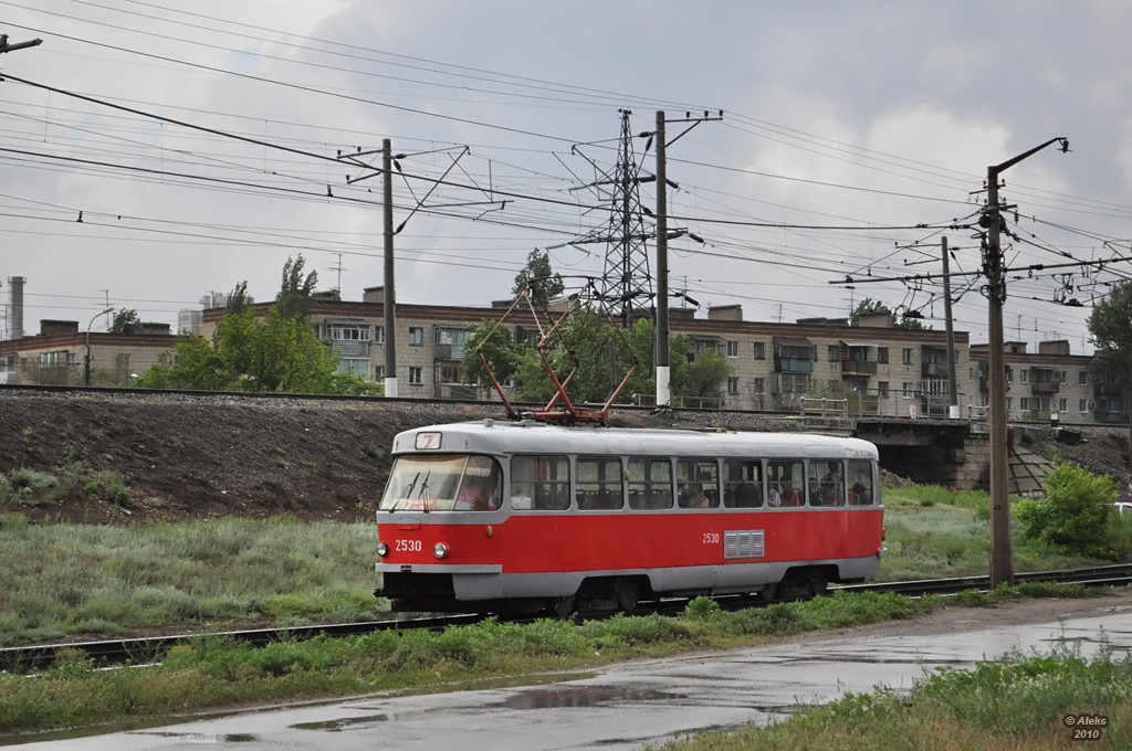 Волгоград, Tatra T3SU (двухдверная) № 2530