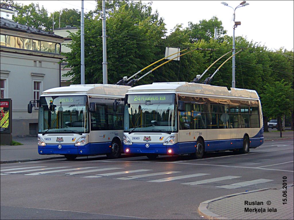 Riga, Škoda 24Tr Irisbus Citelis č. 28303