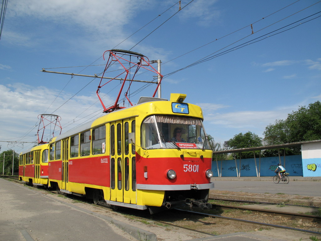 Волгоград, Tatra T3SU № 5801; Волгоград, Tatra T3SU № 5802