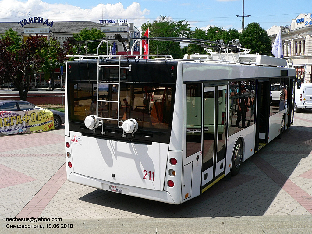 Крымский троллейбус, МАЗ-ЭТОН Т203 № 211