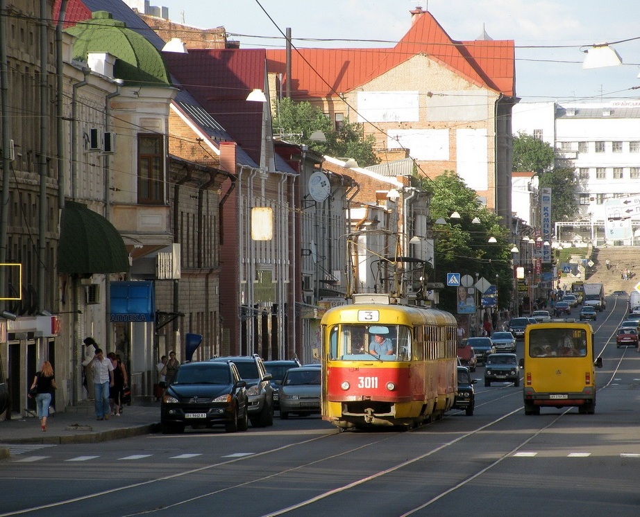 Харьков, Tatra T3SU № 3011