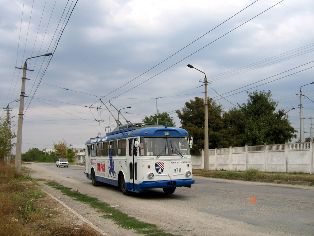Крымский троллейбус, Škoda 9TrH27 № 3711